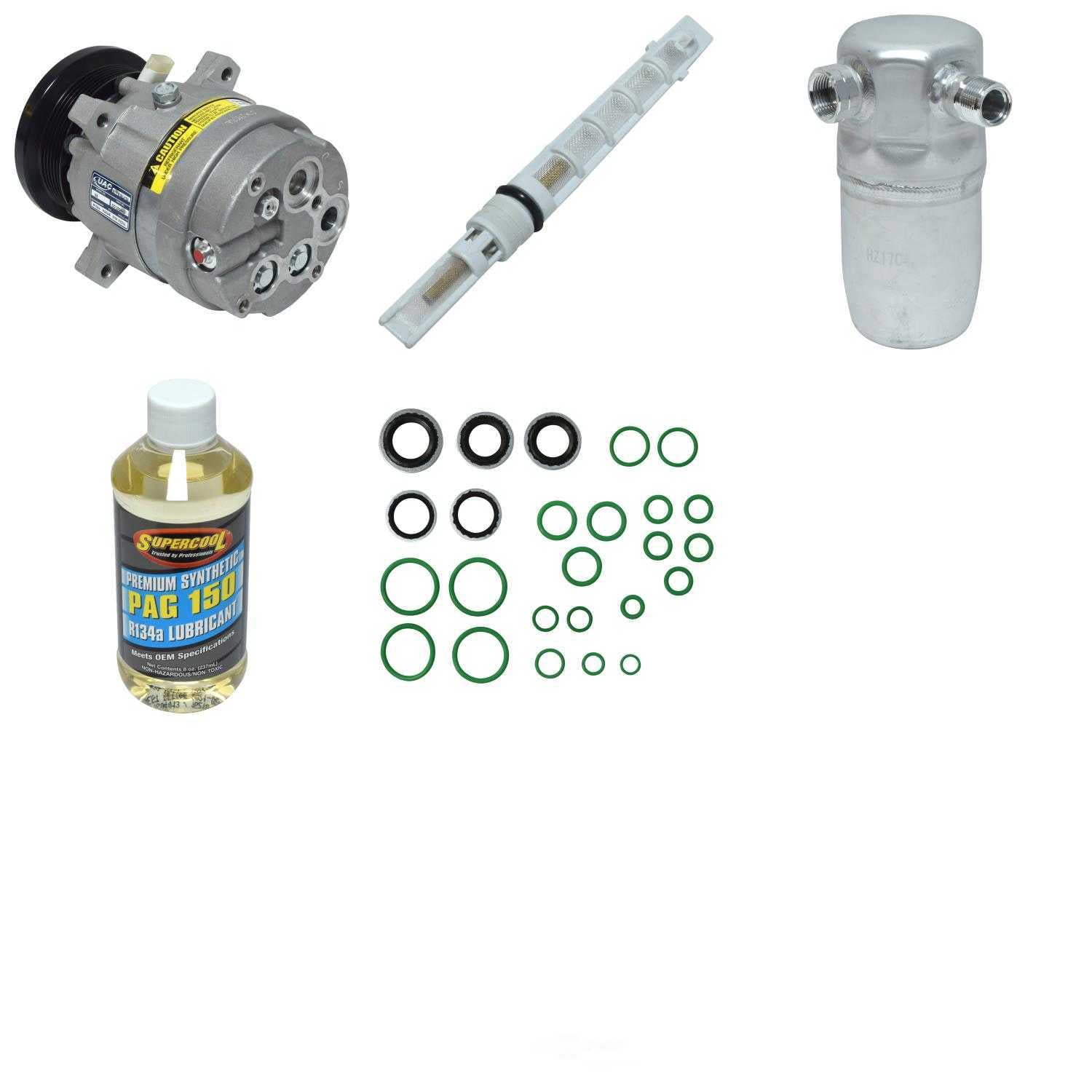 A/C Compressor and Component Kit -- Compressor Replacement Kit Fits select: 1995-1996 OLDSMOBILE CIERA, 1994-1995 CHEVROLET LUMINA