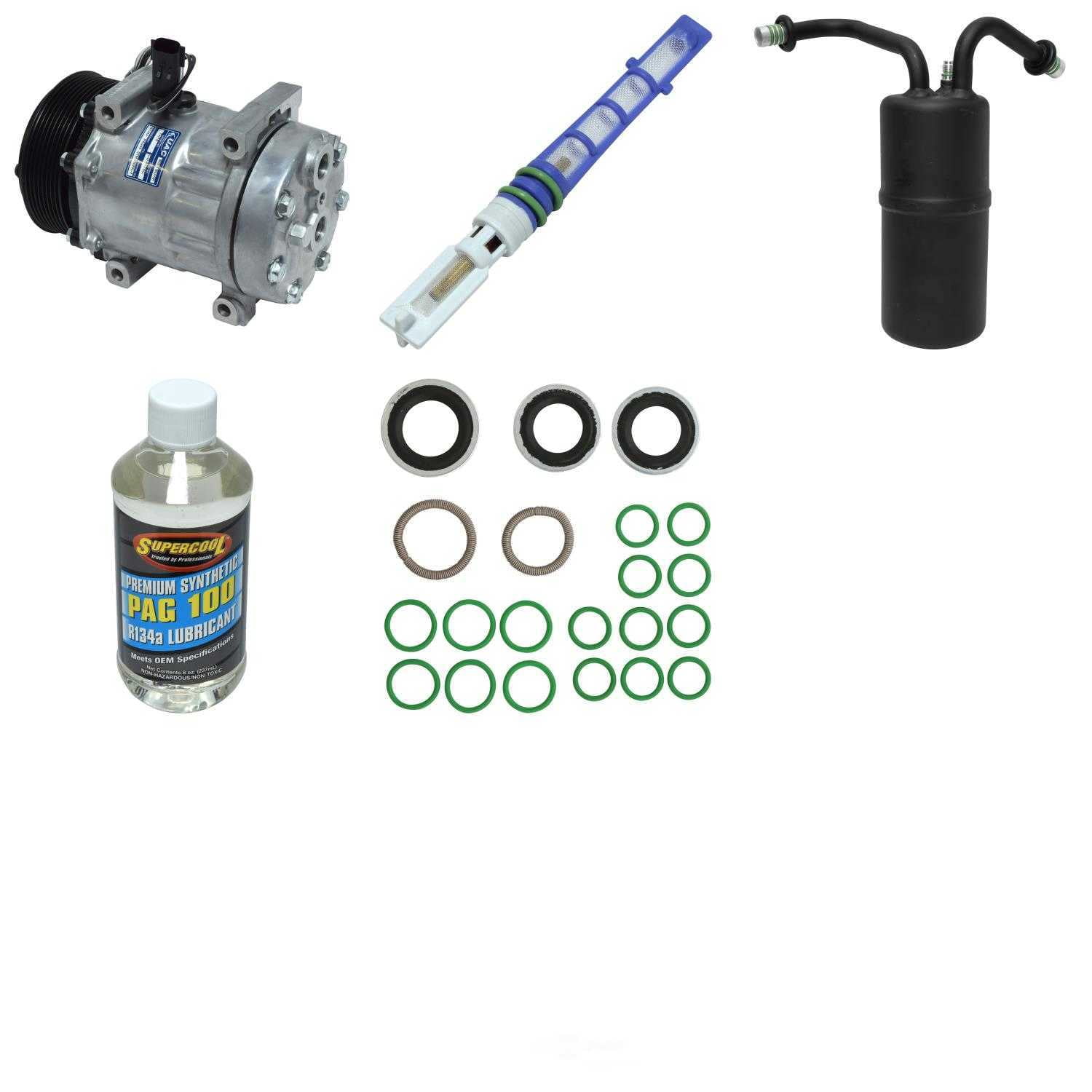 A/C Compressor and Component Kit -- Compressor Replacement Kit Fits select: 1995-2002 DODGE RAM 2500, 1995-2002 DODGE RAM 3500