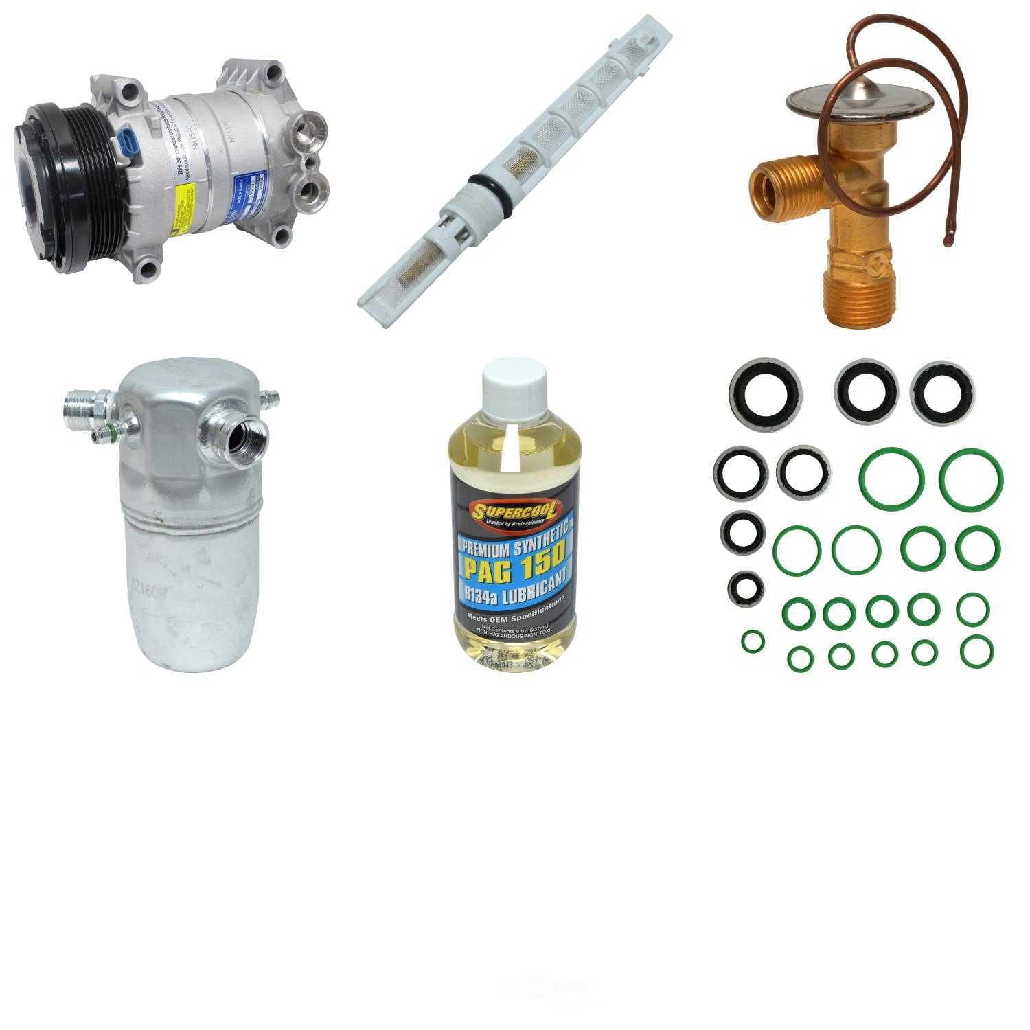 A/C Compressor and Component Kit -- Compressor Replacement Kit Fits select: 1996-2001 CHEVROLET ASTRO
