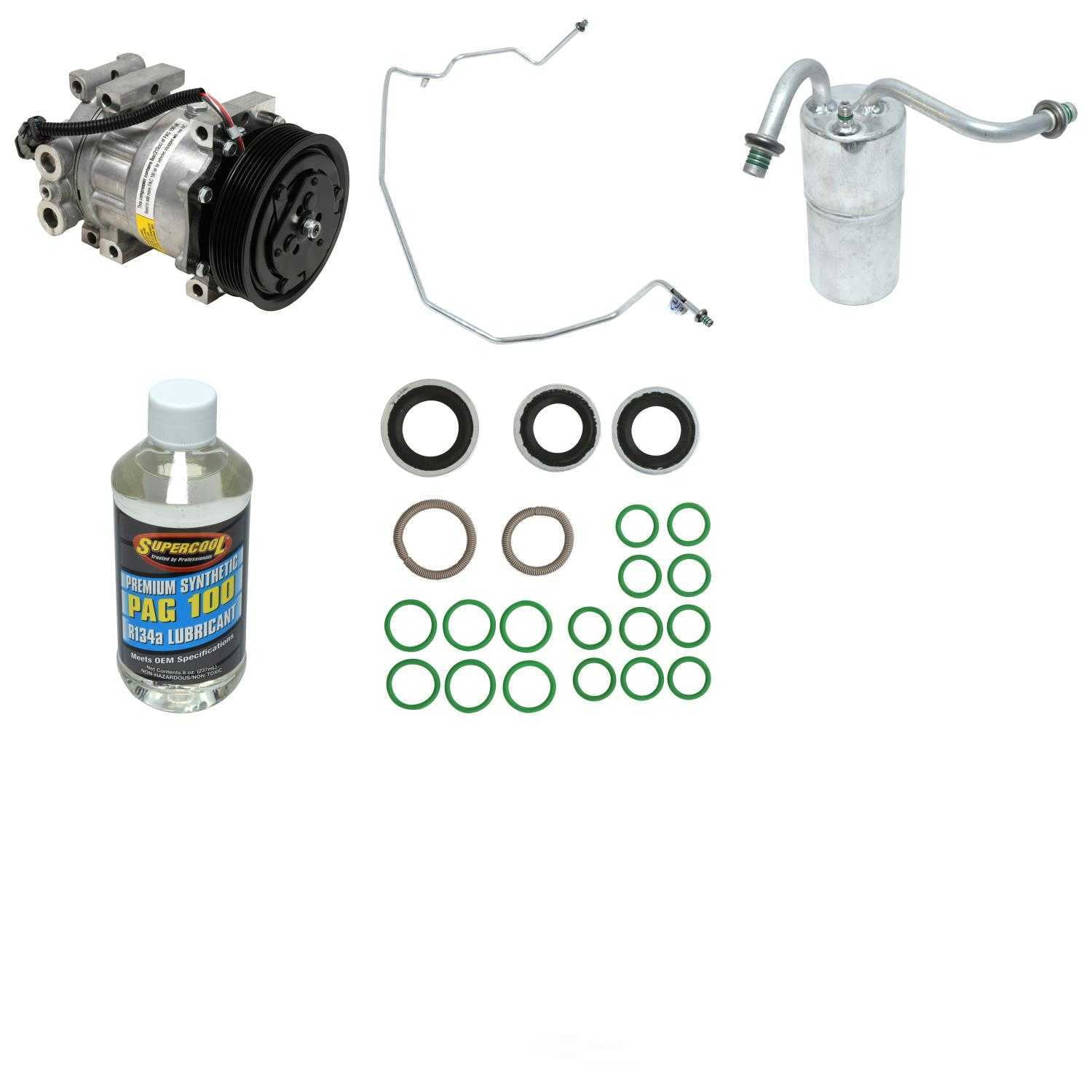 A/C Compressor and Component Kit -- Compressor Replacement Kit Fits select: 1998-2001 DODGE RAM 1500, 1998-2002 DODGE RAM 2500