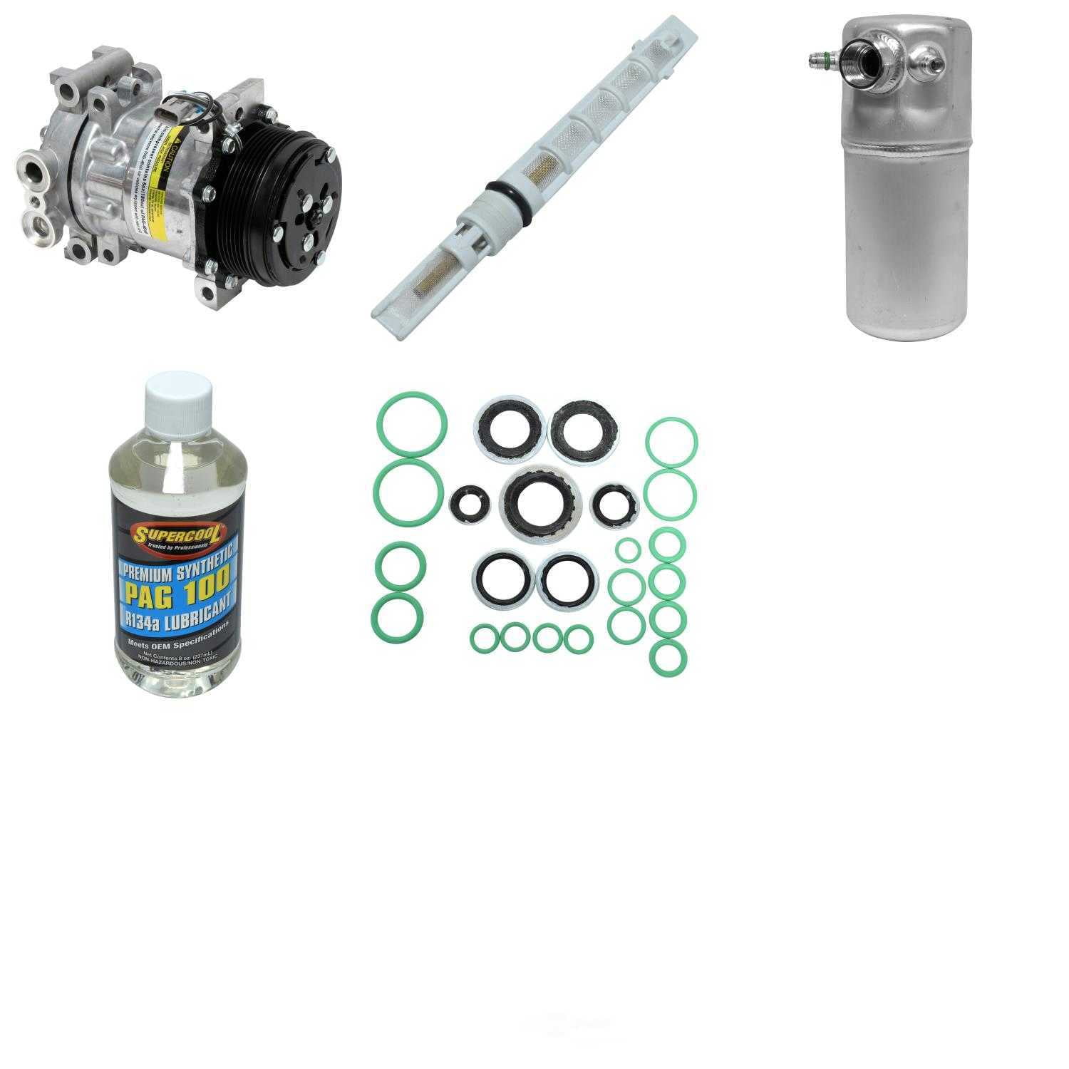 A/C Compressor and Component Kit -- Compressor Replacement Kit Fits select: 1999-2001,2002 CHEVROLET BLAZER