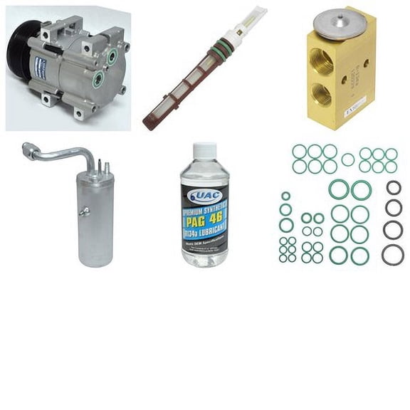 A/C Compressor and Component Kit -- Compressor Replacement Kit Fits select: 2000-2001 FORD EXCURSION, 2002 FORD EXCURSION LIMITED