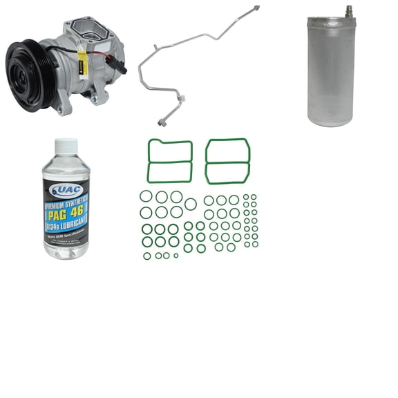 A/C Compressor and Component Kit -- Compressor Replacement Kit Fits select: 2000-2002 JEEP WRANGLER / TJ SPORT