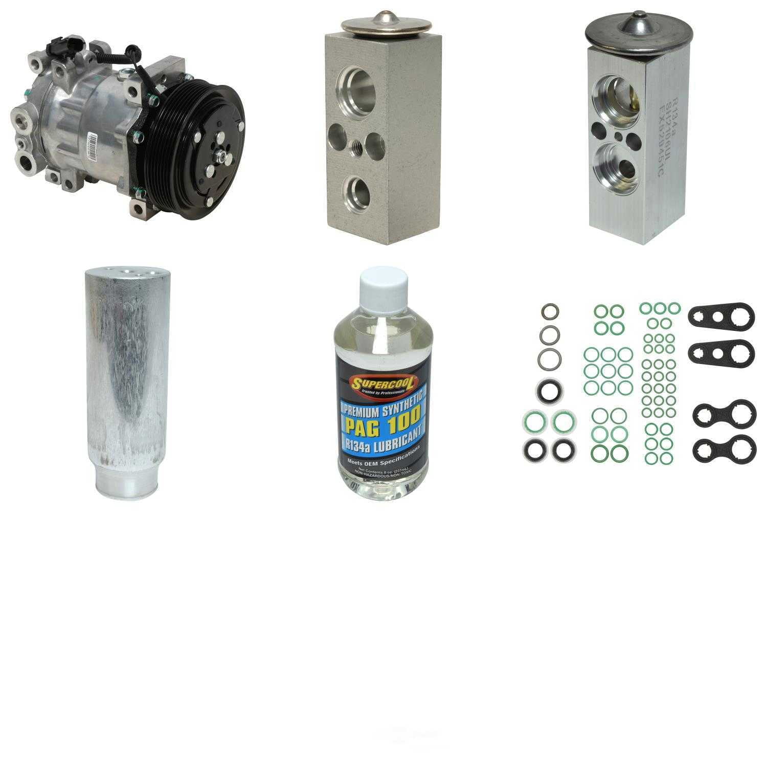 A/C Compressor and Component Kit -- Compressor Replacement Kit Fits select: 2001 DODGE DURANGO