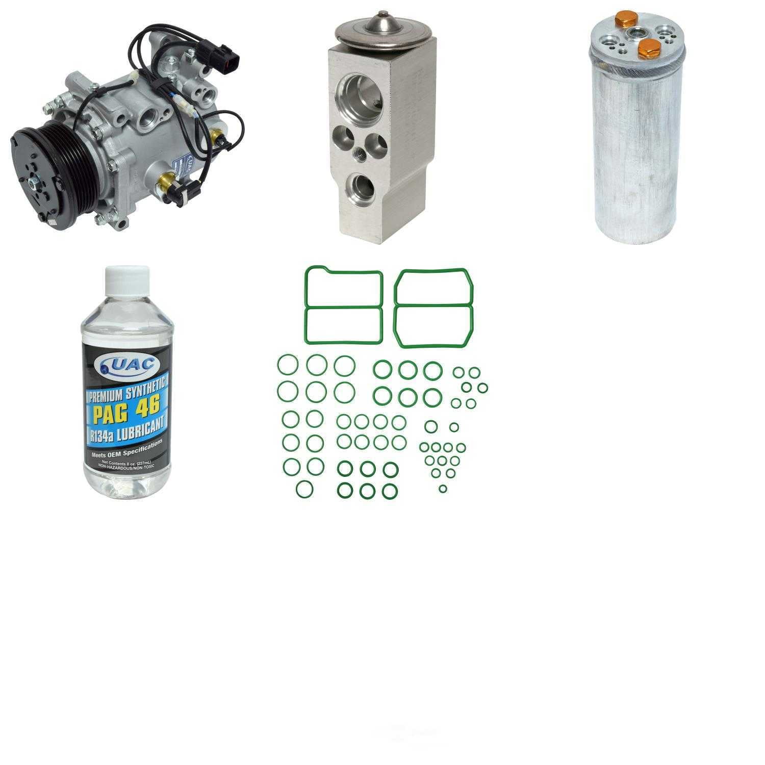 A/C Compressor and Component Kit -- Compressor Replacement Kit Fits select: 2001 MITSUBISHI GALANT ES/GTZ, 2003 MITSUBISHI GALANT ES/LS/GTZ