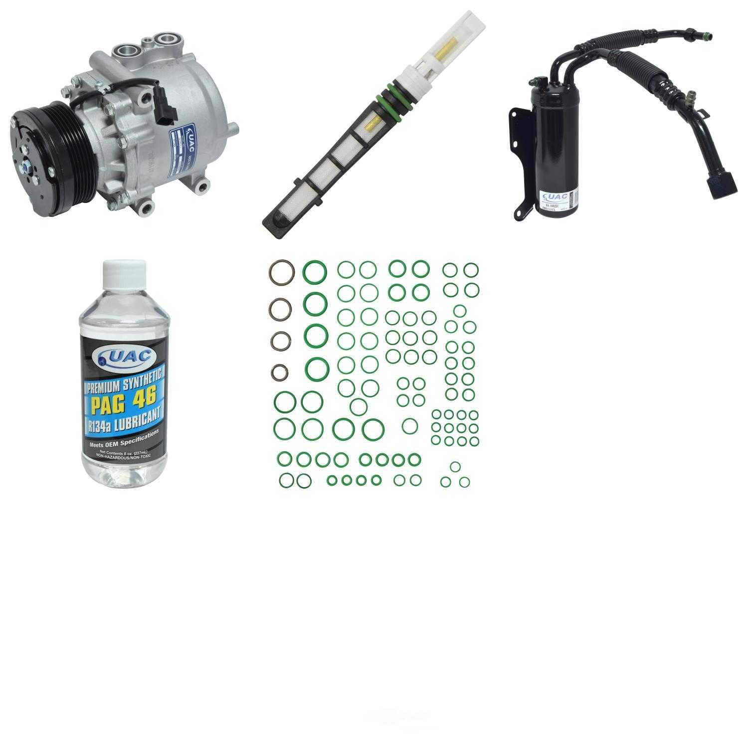 A/C Compressor and Component Kit -- Compressor Replacement Kit Fits select: 2002-2006 FORD ECONOLINE