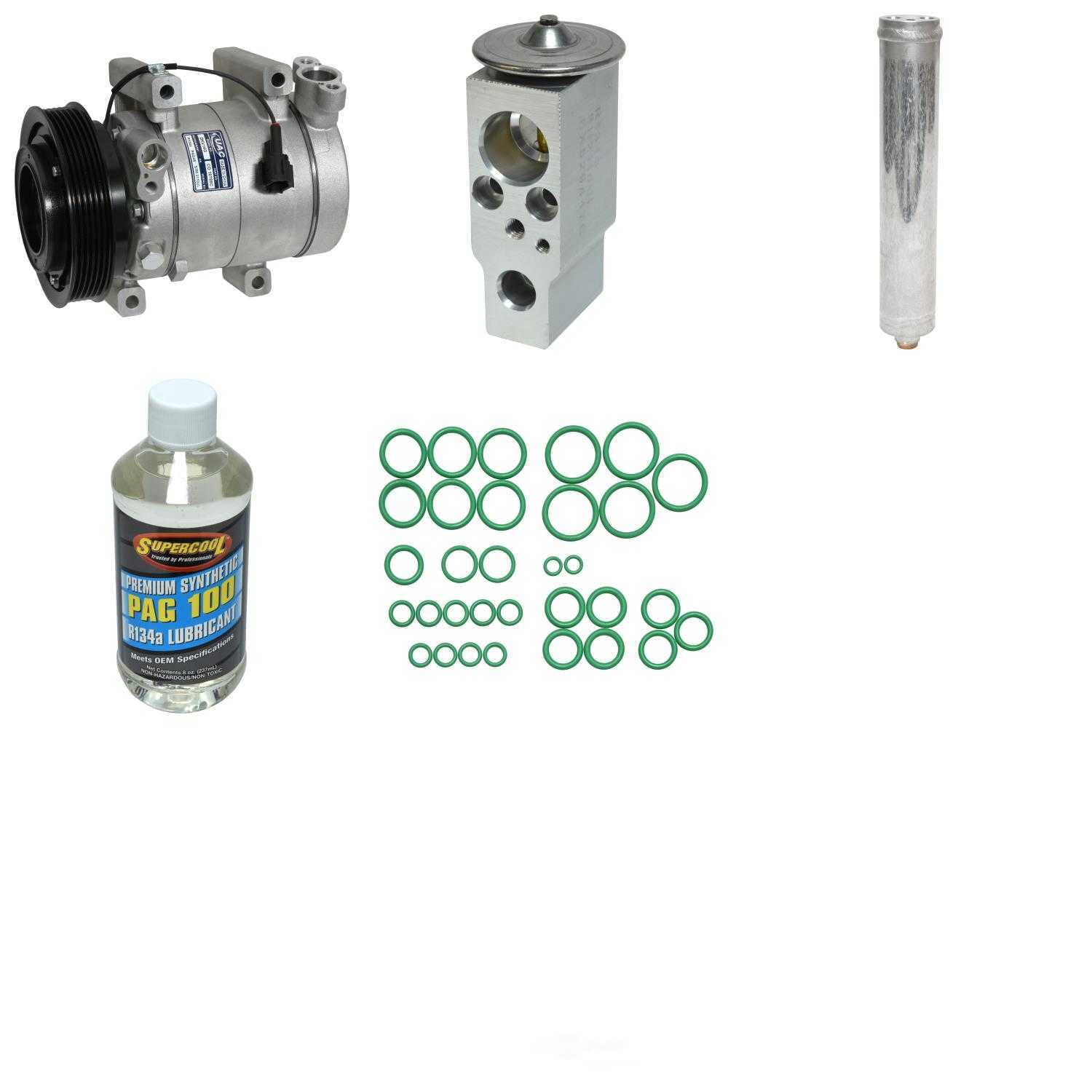 A/C Compressor and Component Kit -- Compressor Replacement Kit Fits select: 2002 NISSAN SENTRA SE-R SPEC V