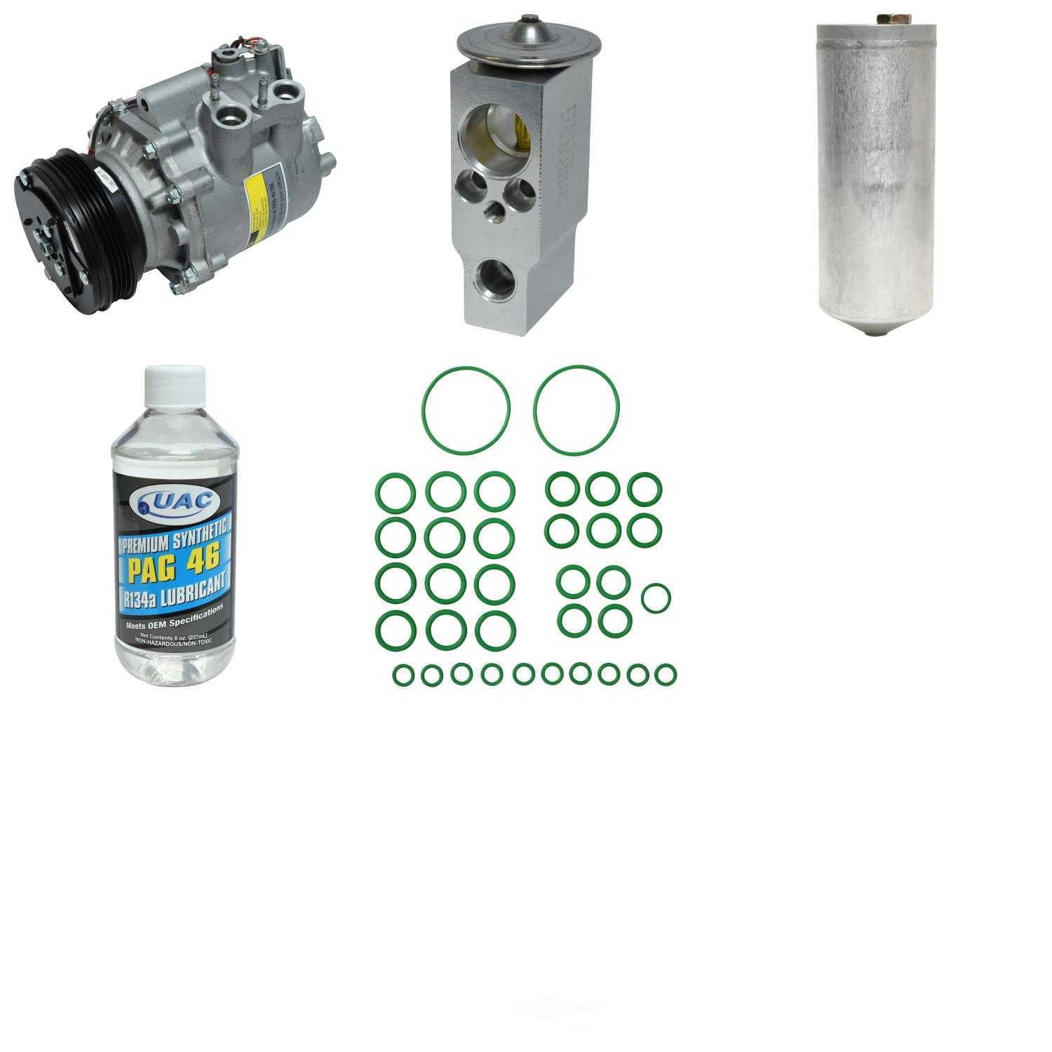 A/C Compressor and Component Kit -- Compressor Replacement Kit Fits select: 2003-2005 HONDA CIVIC HYBRID