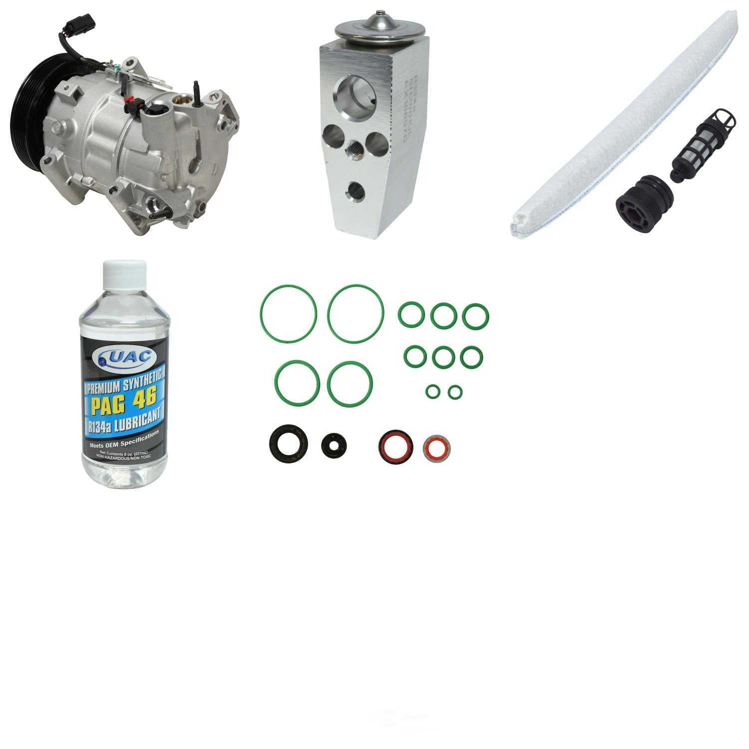 A/C Compressor and Component Kit -- Compressor Replacement Kit Fits select: 2003-2007 HONDA ELEMENT