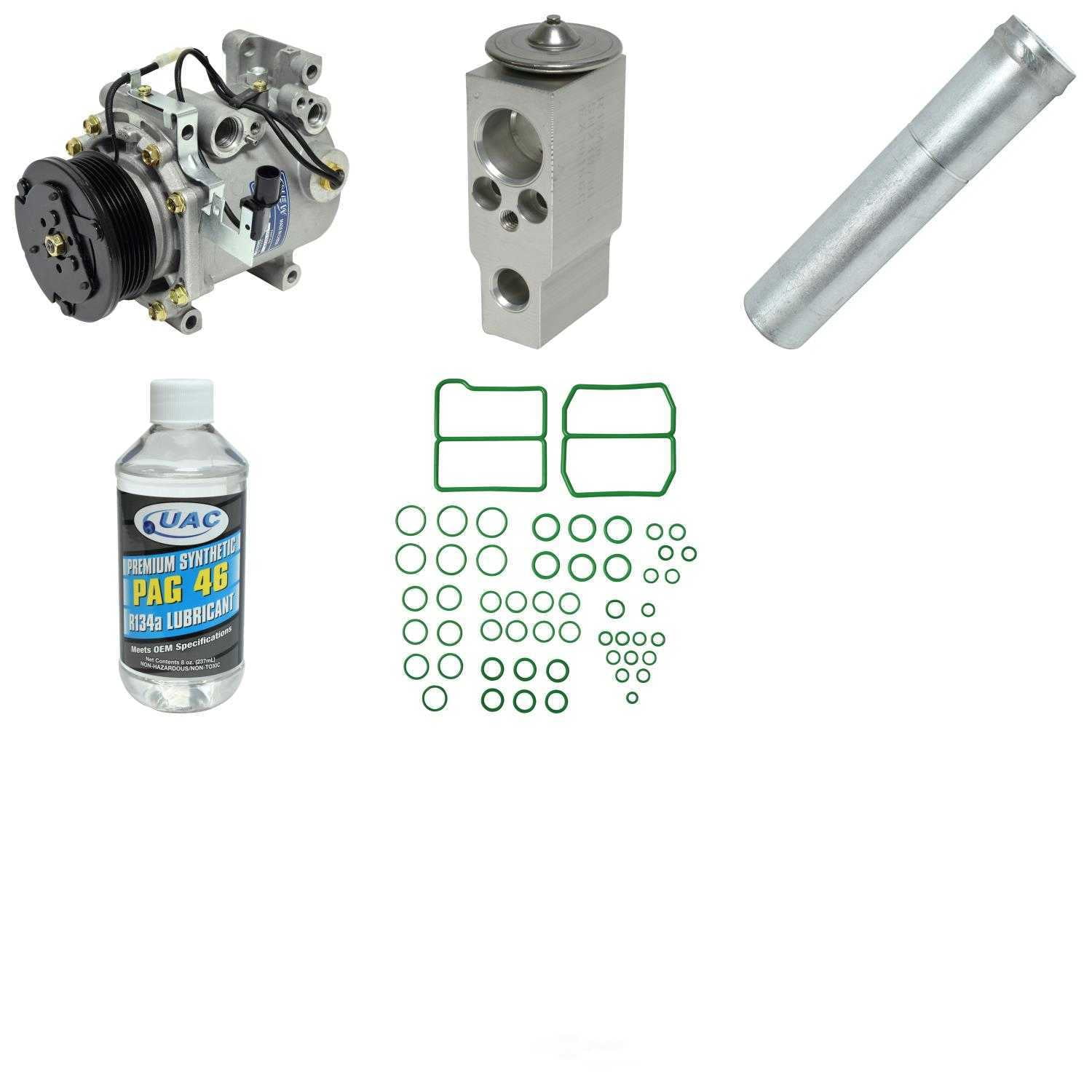 A/C Compressor and Component Kit -- Compressor Replacement Kit Fits select: 2004-2008,2010-2011 MITSUBISHI ENDEAVOR