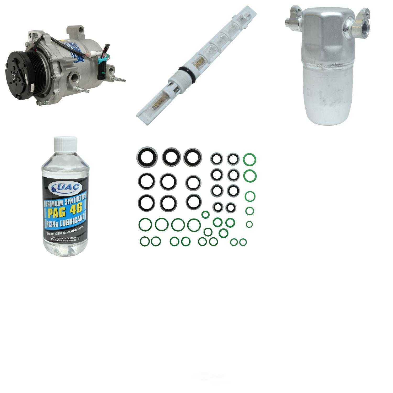 A/C Compressor and Component Kit -- Compressor Replacement Kit Fits select: 2004 CADILLAC PROFESSIONAL CHASSIS, 2000-2003 CADILLAC DEVILLE