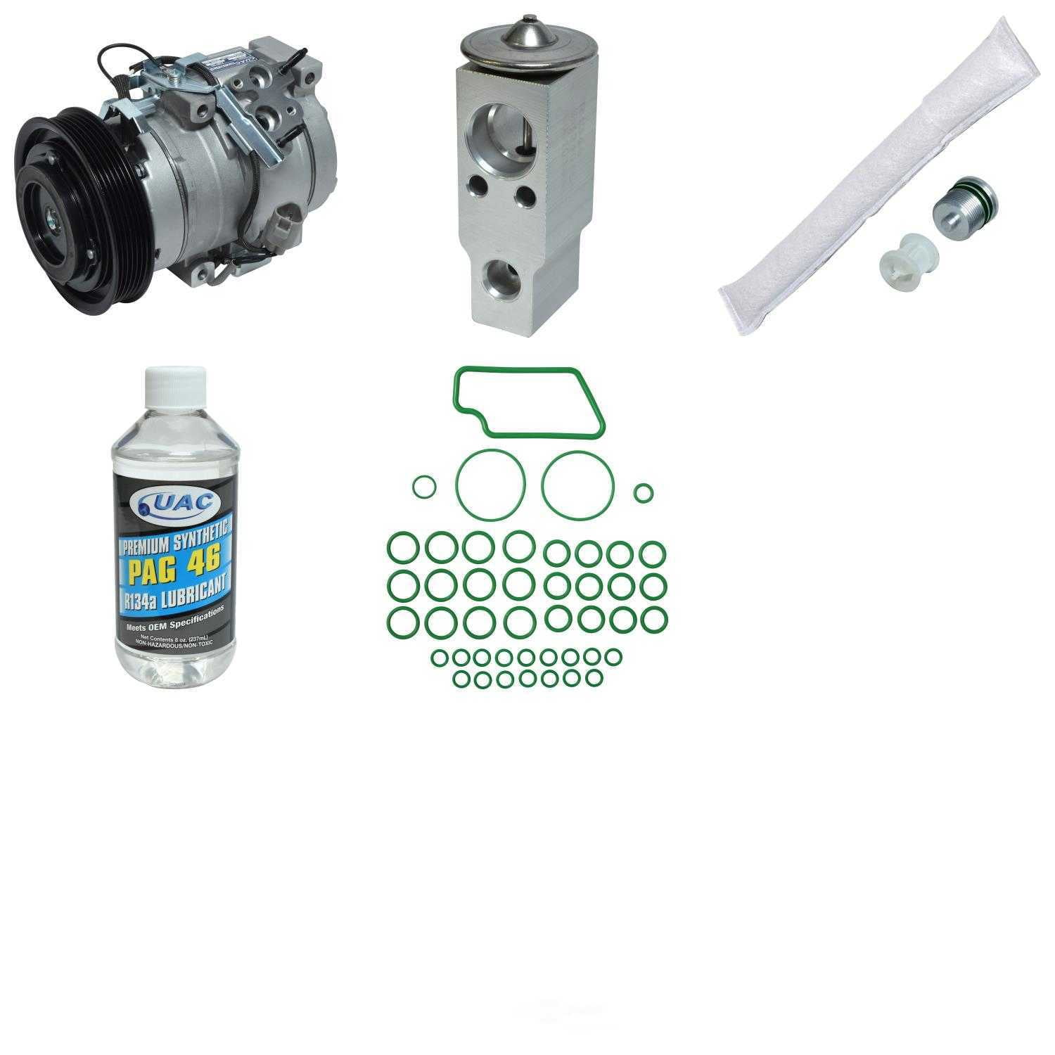 A/C Compressor and Component Kit -- Compressor Replacement Kit Fits select: 2004 TOYOTA HIGHLANDER, 2002-2003 TOYOTA CAMRY