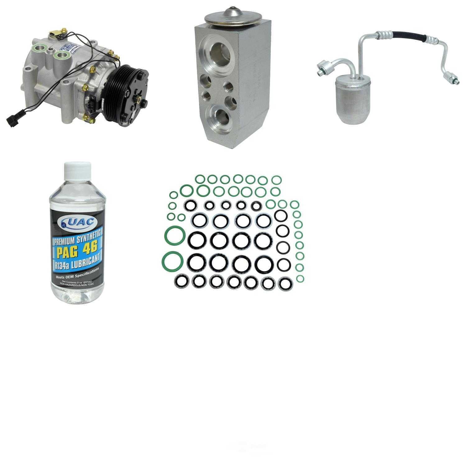 A/C Compressor and Component Kit -- Compressor Replacement Kit Fits select: 2005 CHEVROLET EQUINOX