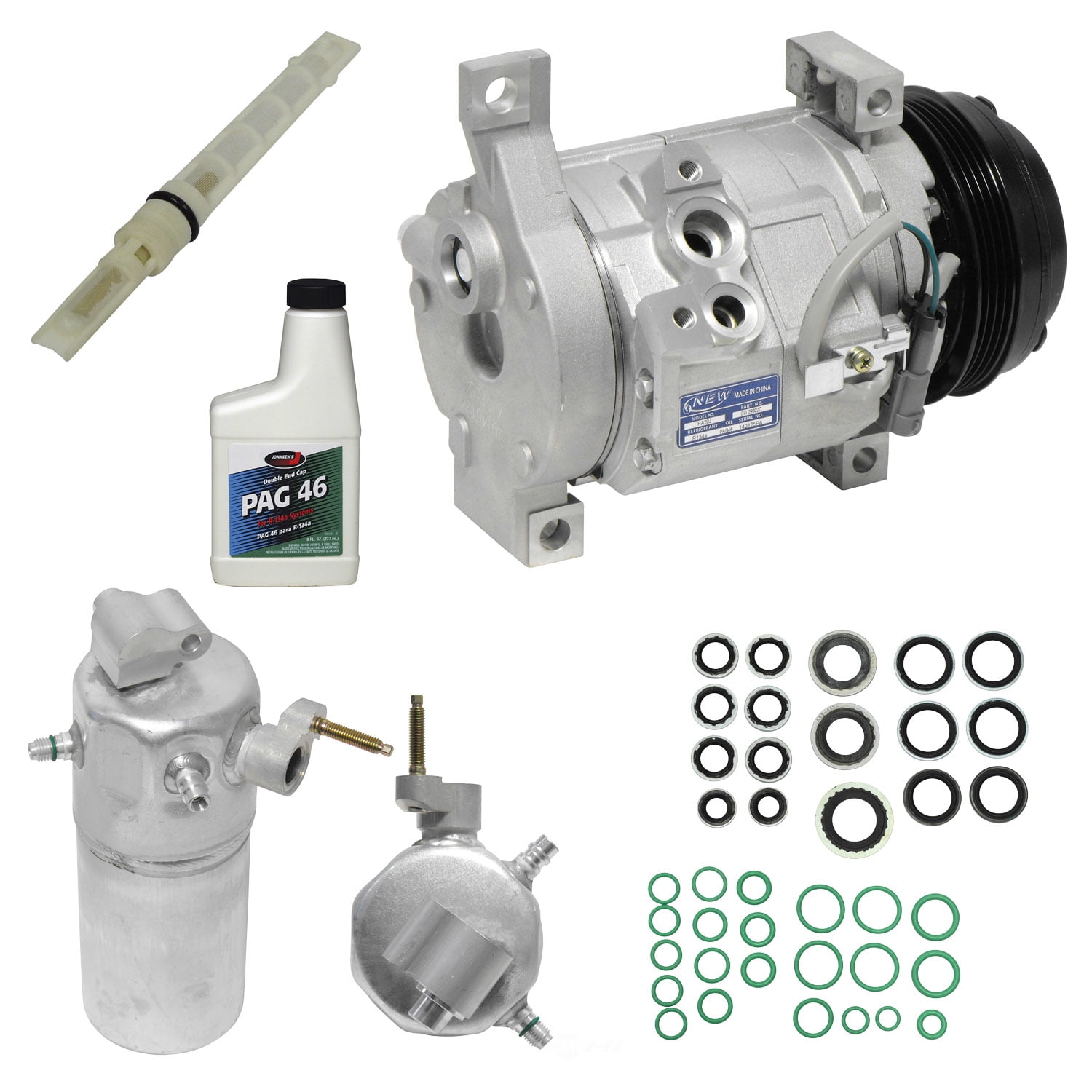 A/C Compressor and Component Kit -- Compressor Replacement Kit Fits select: 2005 CHEVROLET EXPRESS G3500, 2003-2005 CHEVROLET EXPRESS G2500