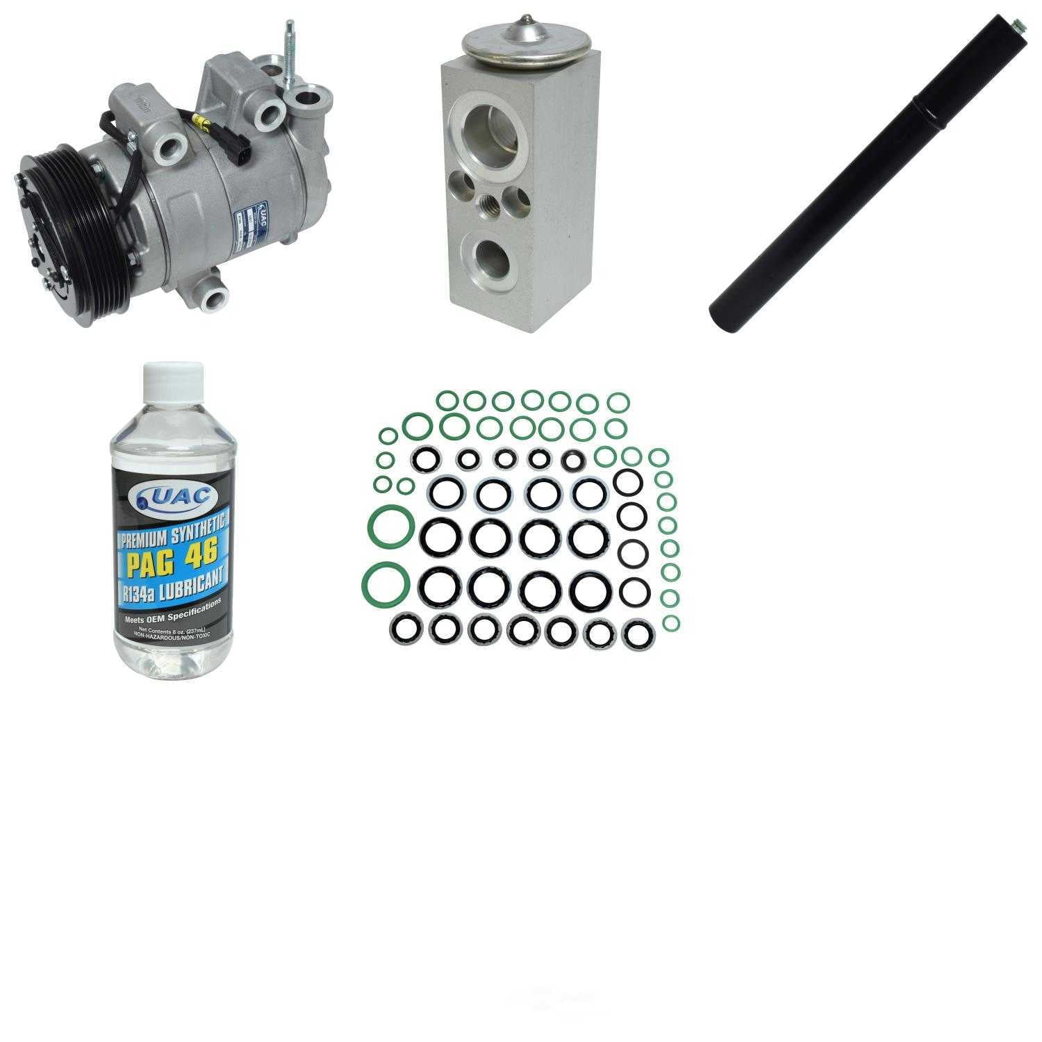 A/C Compressor and Component Kit -- Compressor Replacement Kit Fits select: 2006-2007 CHEVROLET EQUINOX, 2008-2009 CHEVROLET EQUINOX LT