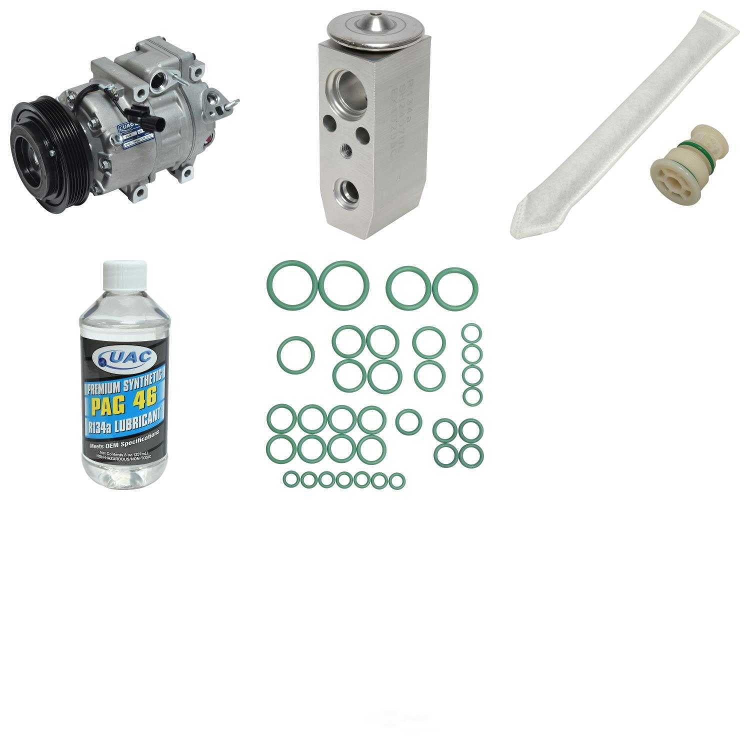 A/C Compressor and Component Kit -- Compressor Replacement Kit Fits select: 2006-2008 HYUNDAI SONATA, 2006-2011 HYUNDAI AZERA