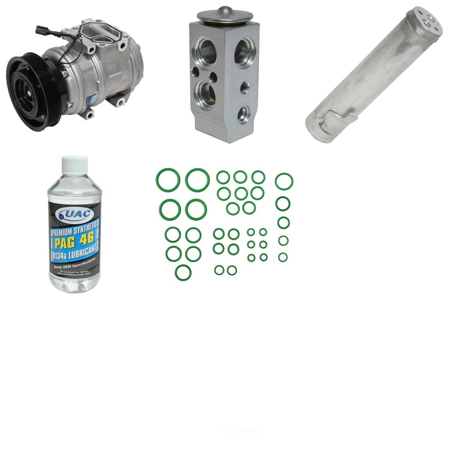 A/C Compressor and Component Kit -- Compressor Replacement Kit Fits select: 2006 HYUNDAI TUCSON GLS/LIMITED, 2005 HYUNDAI TUCSON GLS/LX
