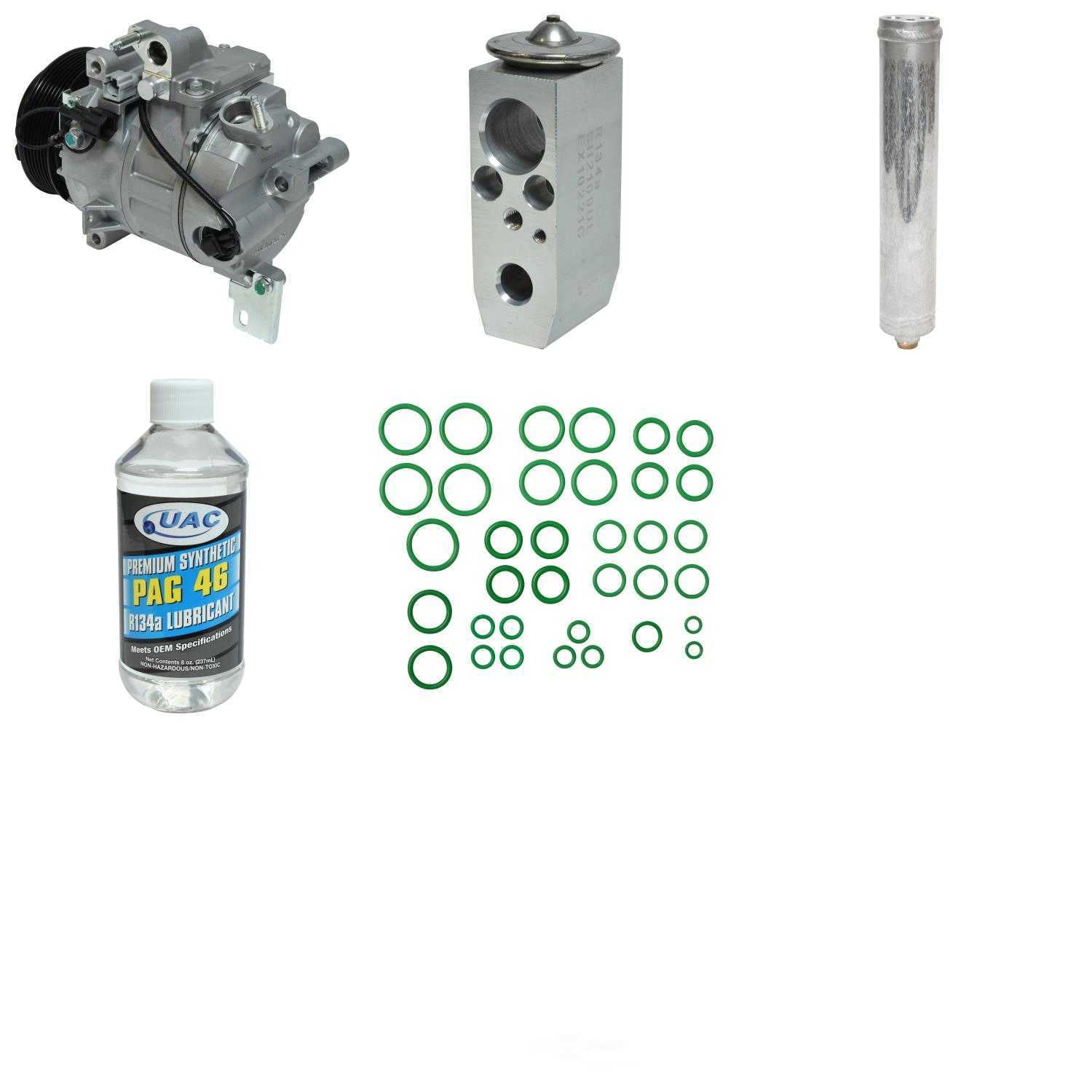 A/C Compressor and Component Kit -- Compressor Replacement Kit Fits select: 2007-2008 INFINITI G35, 2008-2009 INFINITI EX35