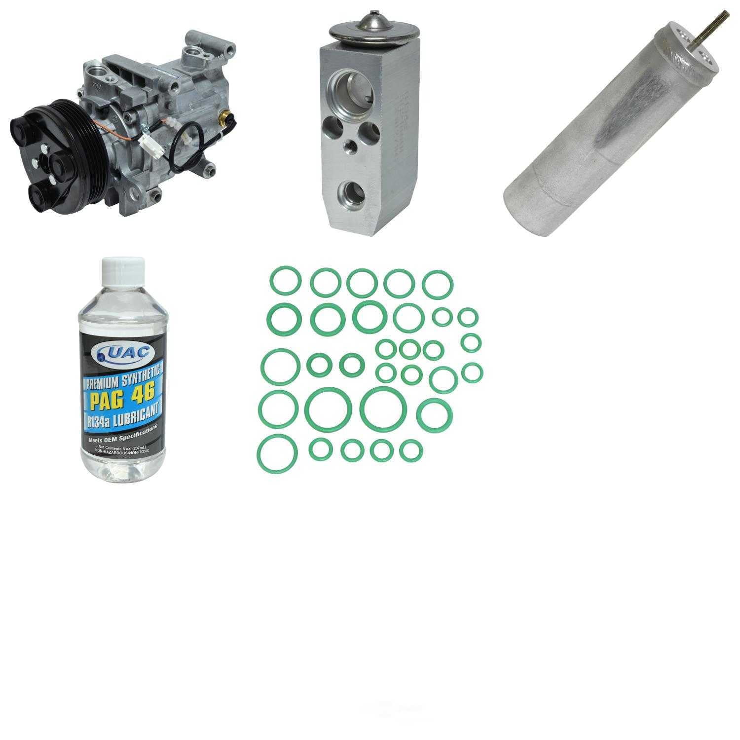 A/C Compressor and Component Kit -- Compressor Replacement Kit Fits select: 2007-2009 MAZDA 3 I, 2004-2006 MAZDA 3 S