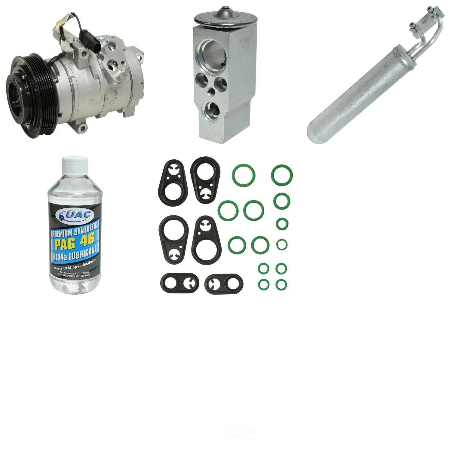 A/C Compressor and Component Kit -- Compressor Replacement Kit Fits select: 2007 CHRYSLER 300, 2006 CHRYSLER 300C