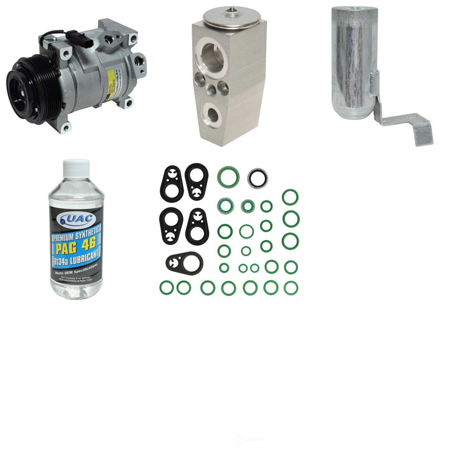 A/C Compressor and Component Kit -- Compressor Replacement Kit Fits select: 2008-2010 CHRYSLER TOWN & COUNTRY TOURING, 2010 DODGE GRAND CARAVAN HERO