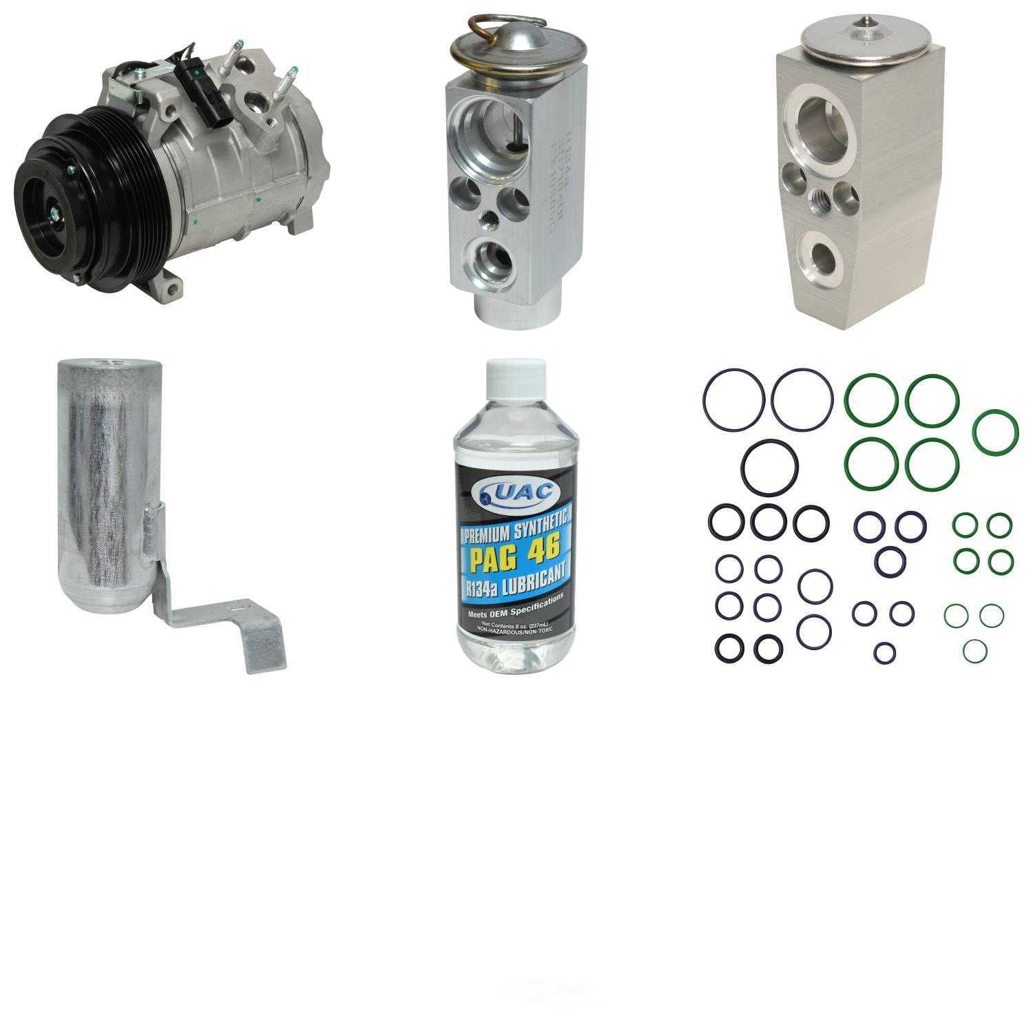 A/C Compressor and Component Kit -- Compressor Replacement Kit Fits select: 2009-2010 VOLKSWAGEN ROUTAN SEL