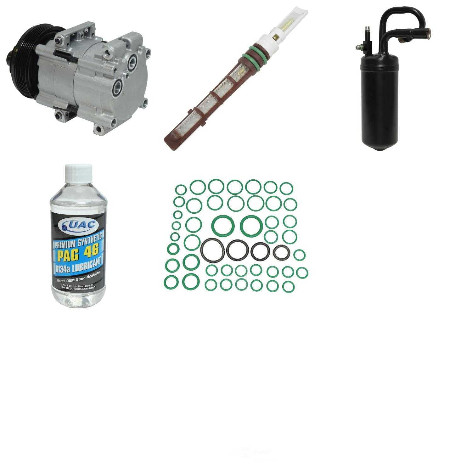 A/C Compressor and Component Kit -- Compressor Replacement Kit Fits select: 2010-2011 FORD RANGER SUPER CAB, 2008-2009 FORD RANGER