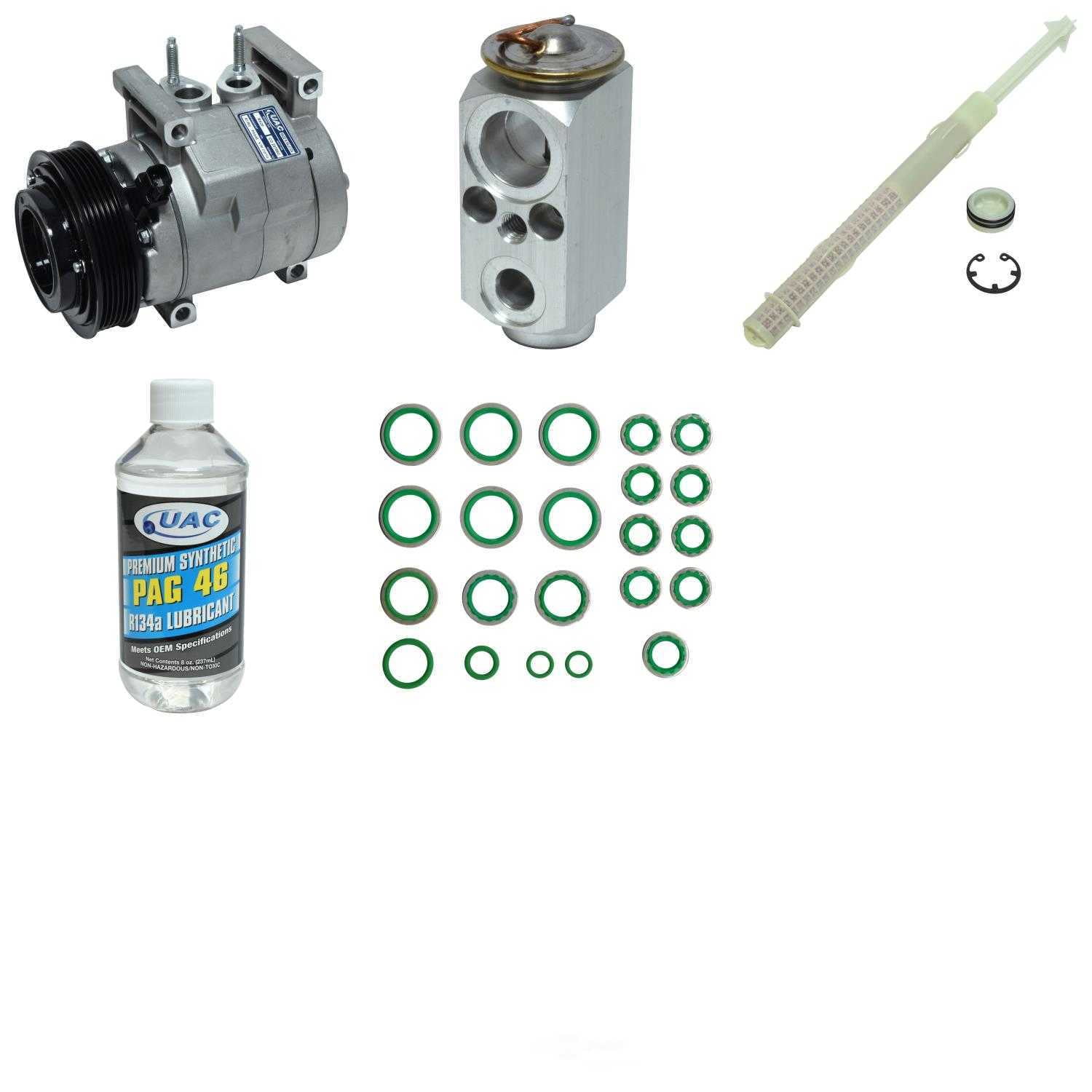 A/C Compressor and Component Kit -- Compressor Replacement Kit Fits select: 2011-2013 JEEP GRAND CHEROKEE LAREDO