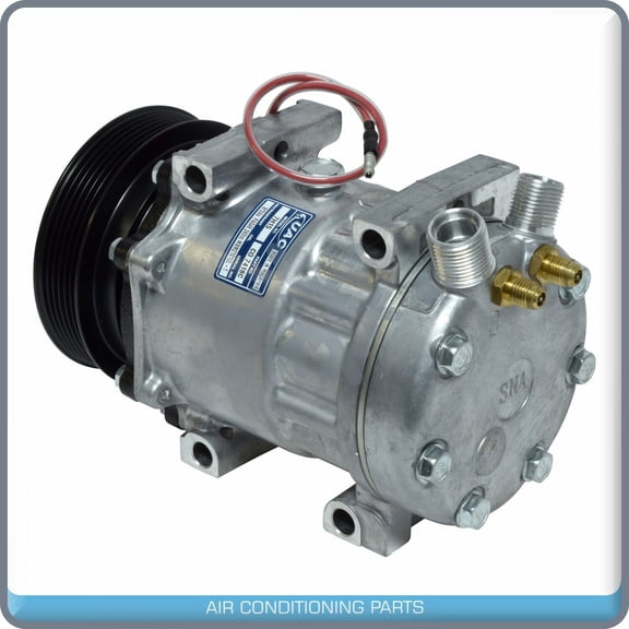 A/C Compressor for Ford Aerostar, Bronco, E-150, E-250, E-350, Escort, F-2... QU