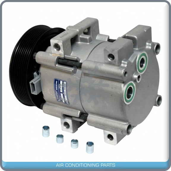 A/C Compressor Compatible with Ford E-350, Econoline, F, F-250, F-250 HD, F-350, F59 QU