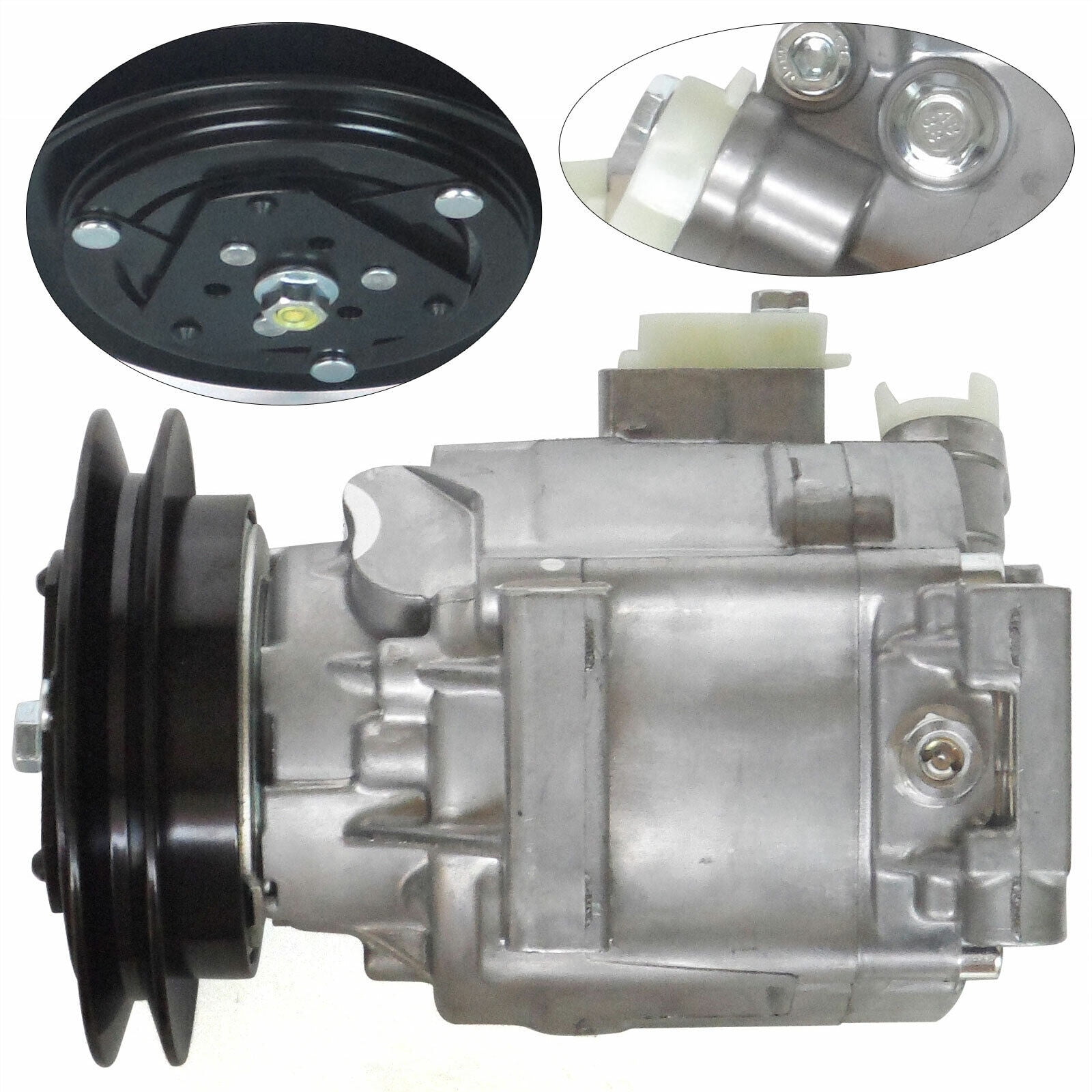 A/C Compressor w/ Clutch 6A671-97114 fits Kubota Tractor L3240 L4330 M4900 M6800