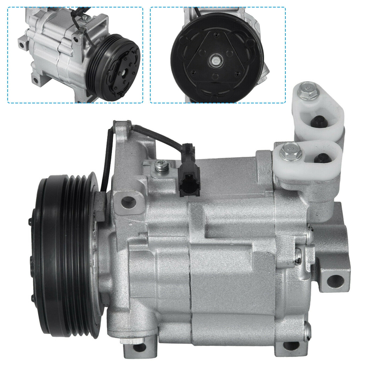 A/C Compressor with Clutch Replacement Part Compatible with Multiple Models