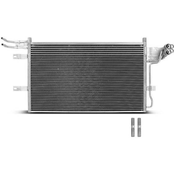 A/C Condenser 1 - Compatible with 2009 - 2012 Lincoln MKS Base 3.7L V6 2010 2011
