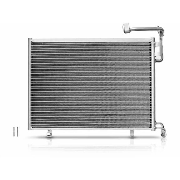 A/C Condenser 1 - Compatible with 2014 - 2017 Ford Fiesta SE 1.0L 3-Cylinder - Autopart Premium