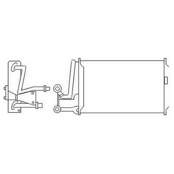 A/C Condenser - Compatible with 1989 - 1991 Chevy R1500 Suburban 1990