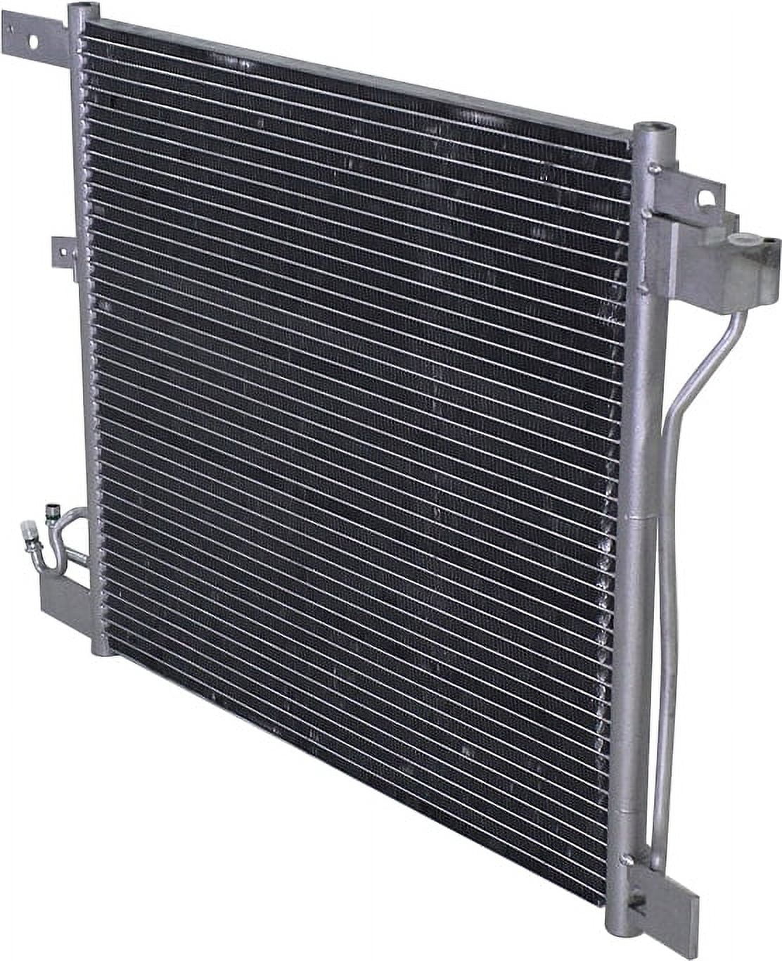A/C Condenser Compatible with 2004-2007 Buick Rainier, 2002-2009 Chevrolet Trailblazer, 2002-2009 GMC Envoy, 2003-2008 Isuzu Ascender Aluminum Core