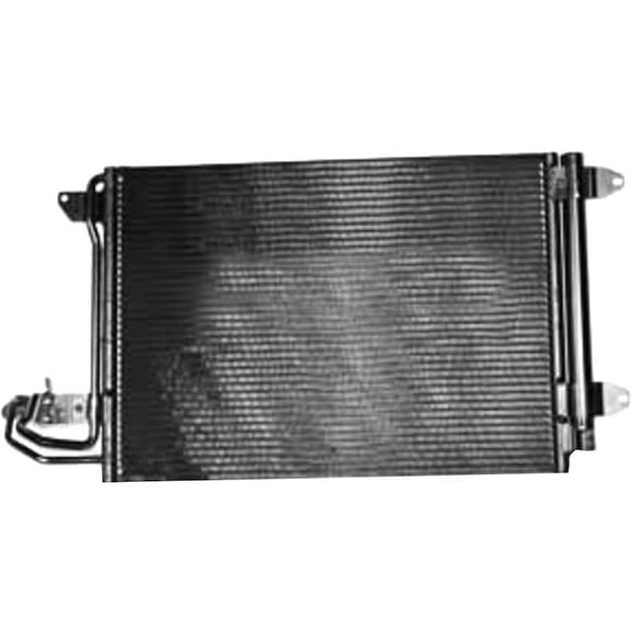 A/C Condenser - Compatible with 2006 - 2013 Audi A3 Hatchback 2.0L 4-Cylinder 2007 2008 2009 2010 2011 2012