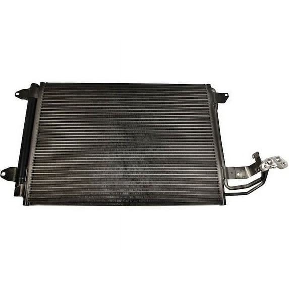 A/C Condenser - Compatible with 2006 - 2014 Volkswagen GTI 2007 2008 2009 2010 2011 2012 2013