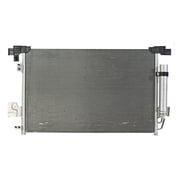A/C Condenser - Compatible with 2007 - 2017 Mitsubishi Lancer 2008 2009 2010 2011 2012 2013 2014 2015 2016