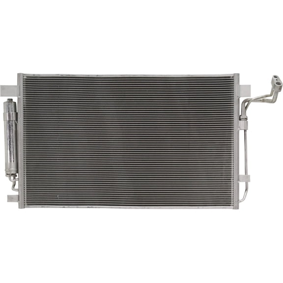 Garage-Pro A/C Condenser Compatible with Nissan Altima 2007-2018, Nissan Maxima 2009-2014, Nissan Maxima 2016-2023 Aluminum Core, 27.44 x 16.19 x 0.63 in. Core Size, With Receiver Drier