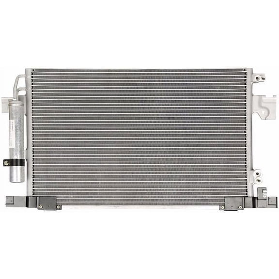 A/C Condenser - Compatible with 2008 - 2017 Mitsubishi Lancer 2009 2010 2011 2012 2013 2014 2015 2016