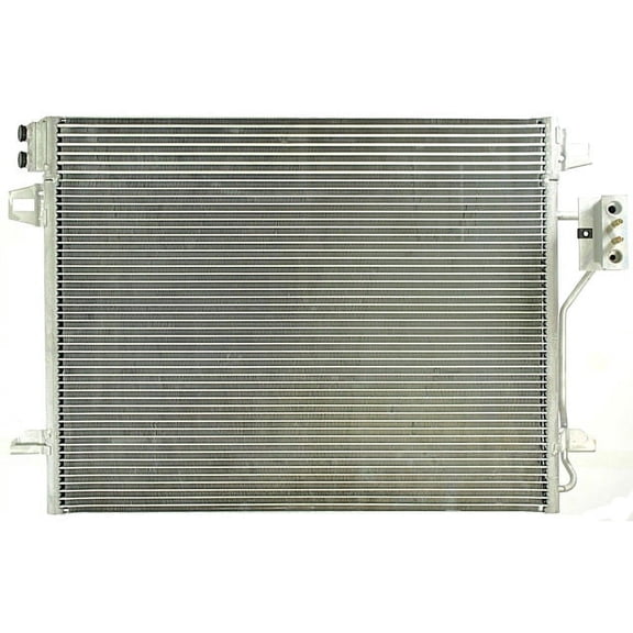 A/C Condenser - Compatible with 2008 - 2019 Dodge Grand Caravan 2009 2010 2011 2012 2013 2014 2015 2016 2017 2018