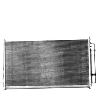 Aluminum AC Condenser For 2008-2012 Honda Accord 2.4L L4 - Direct Fit