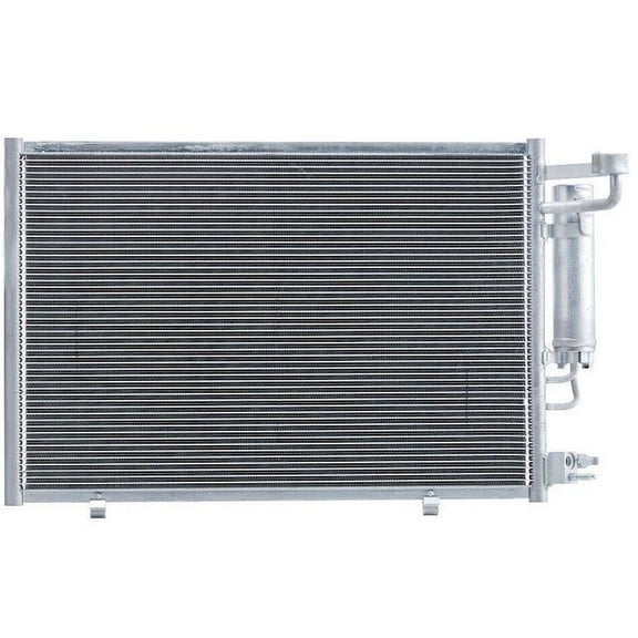 A/C Condenser - Compatible with 2011 - 2013 Ford Fiesta 1.6L 4-Cylinder GAS 2012