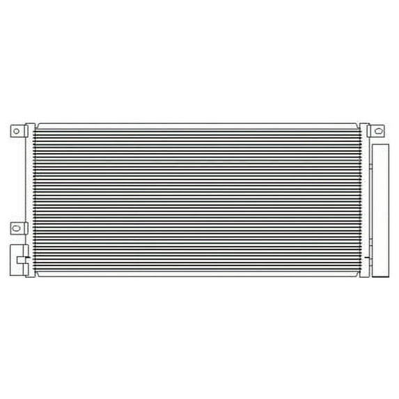A/C Condenser - Compatible with 2013 - 2014 Buick Encore
