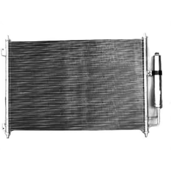 A/C Condenser - Compatible with 2014 - 2015 Nissan Rogue Select S Sport Utility 2.5L 4-Cylinder