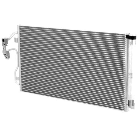 A/C Condenser - Compatible with 2014 - 2016 BMW 428i 2.0L 4-Cylinder Turbocharged 2015