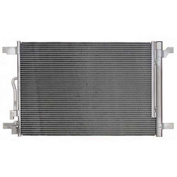 A/C Condenser - Compatible with 2022 - 2024 Volkswagen Taos 1.5L 4-Cylinder 2023