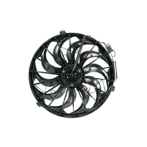 A/C Condenser Fan Assembly - Compatible with 1989 - 1993 BMW 535i 1990 1991 1992