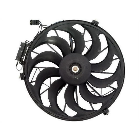 A/C Condenser Fan Assembly - Compatible with 1989 - 1995 BMW 525i 1990 1991 1992 1993 1994